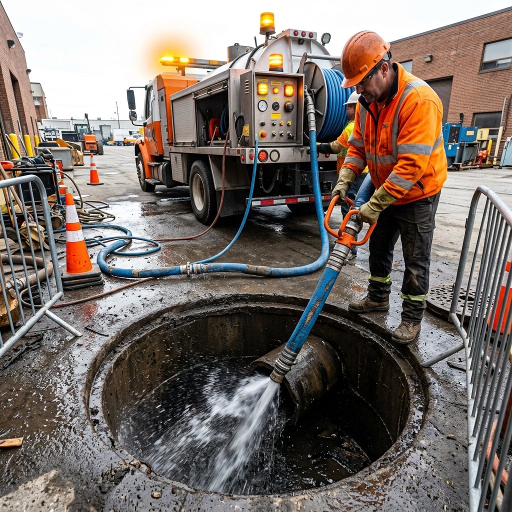 Sludge accumulated pipe before cleaning